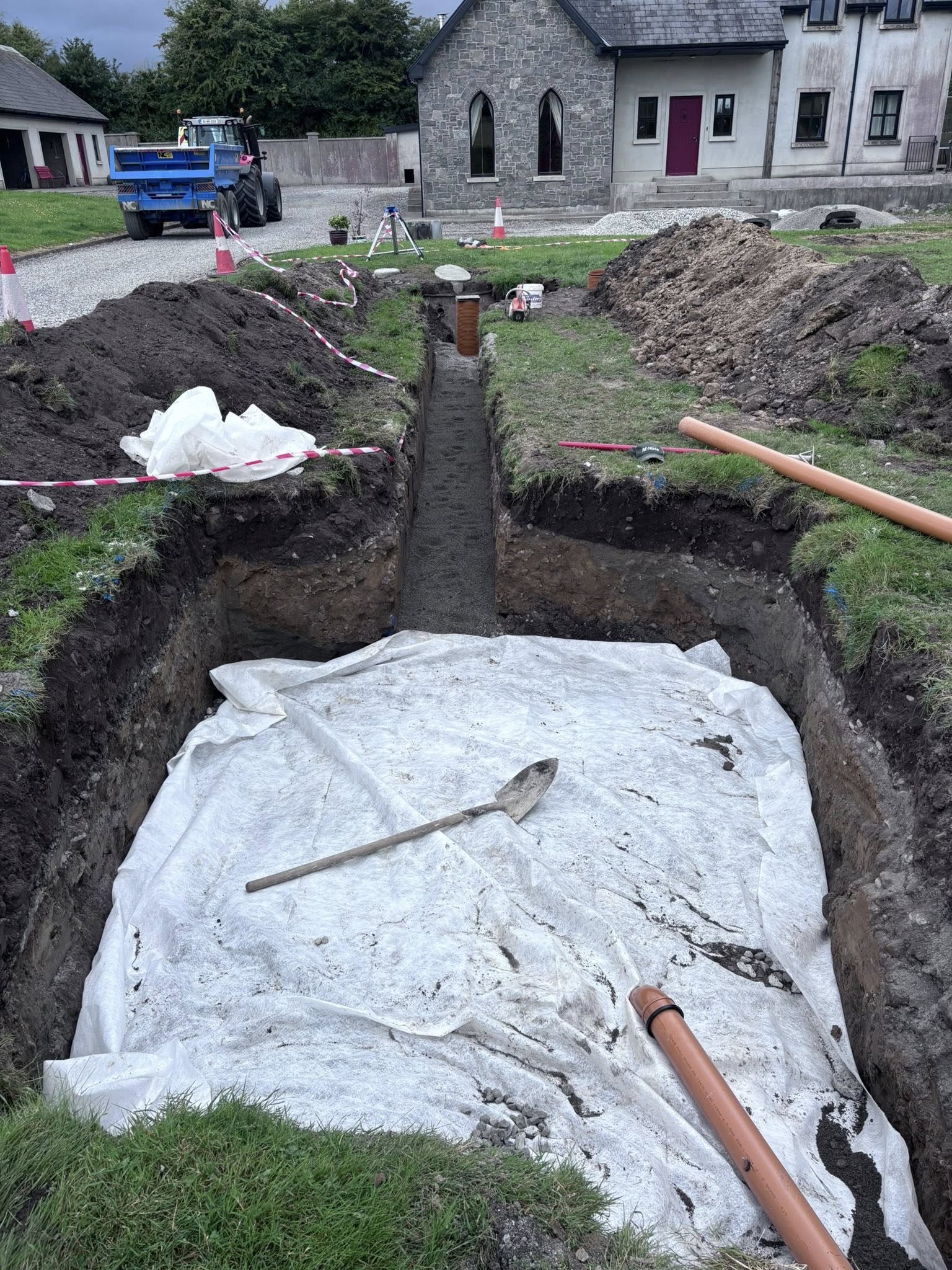 Groundworks site access track midlands