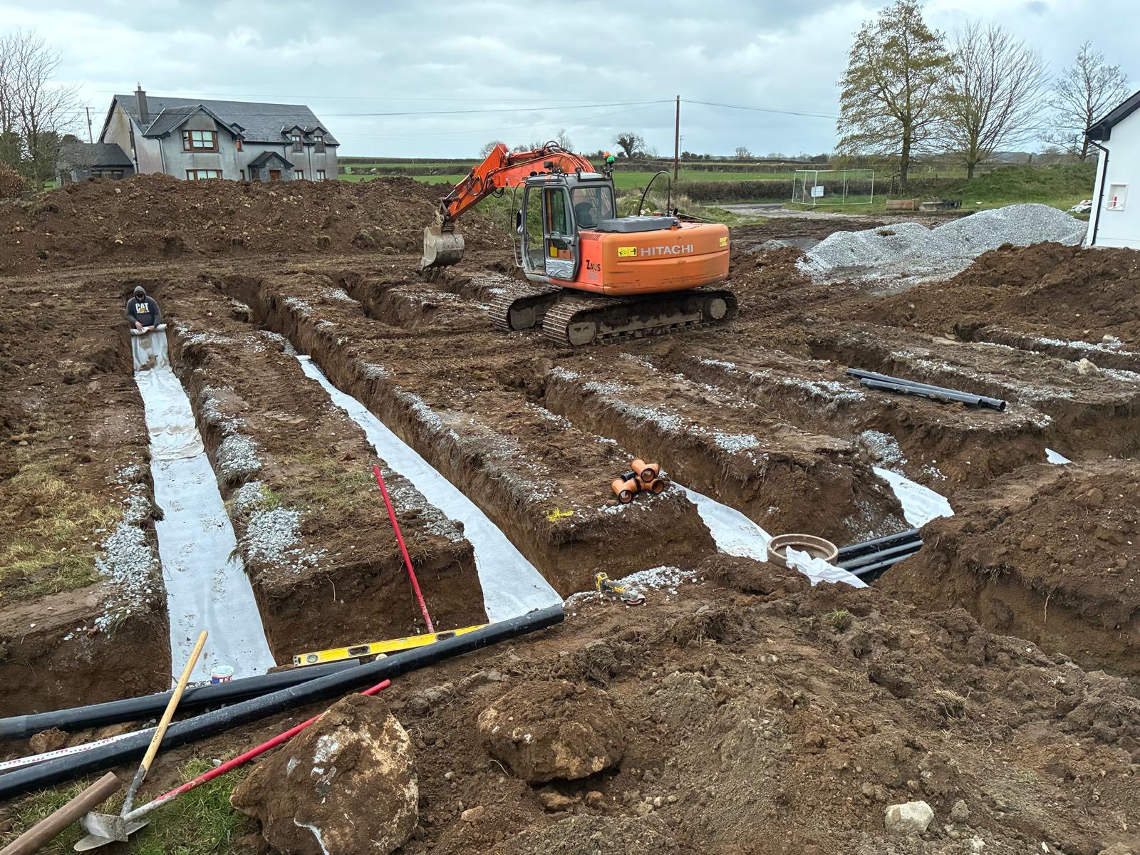 Henry Plant machinery on site
